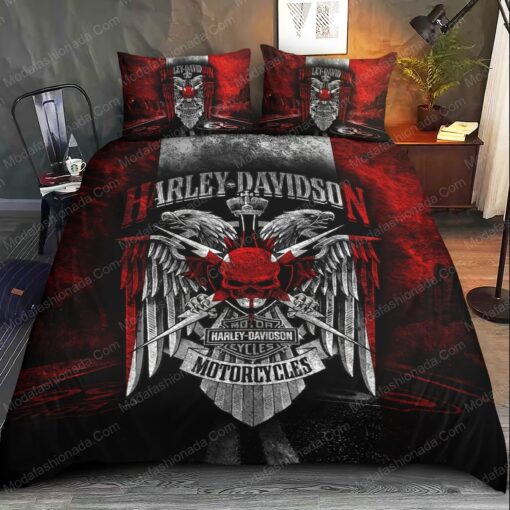 Buy Eagle And Skull Tattoo Bedding Sets Bed Sets, Bedroom Sets, Comforter Sets, Duvet Cover, Bedspread bed sheets feliz dia de las madres - Image 2