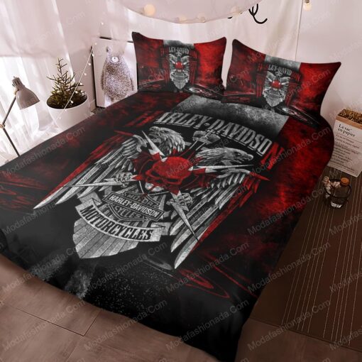 Buy Eagle And Skull Tattoo Bedding Sets Bed Sets, Bedroom Sets, Comforter Sets, Duvet Cover, Bedspread bed sheets feliz dia de las madres - Image 3