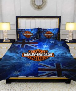 cozy bedroom aesthetic bed aesthetic mother's day Buy Harley-Davidson Blue Flames Bedding Sets Bed Sets, Bedroom Sets, Comforter Sets, Duvet Cover, Bedspread