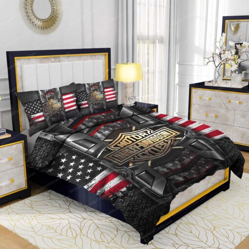 cozy bed feliz dia de las madres mothers day cards Buy Harley-Davidson Gaming American Flag Bedding Sets Bed Sets, Bedroom Sets, Comforter Sets, Duvet Cover, Bedspread - Image 2