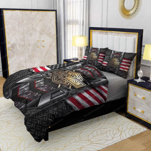 cozy bed feliz dia de las madres mothers day cards Buy Harley-Davidson Gaming American Flag Bedding Sets Bed Sets, Bedroom Sets, Comforter Sets, Duvet Cover, Bedspread - Image 4