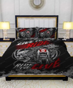 Buy Harley-Davidson Live To Ride, Ride To Live Bedding Sets Bed Sets, Bedroom Sets, Comforter Sets, Duvet Cover, Bedspread mother's day bed aesthetic