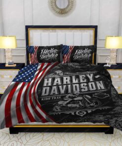 mother's day cozy bedroom aesthetic Buy Harley-Davidson Ride Free American Flag Bedding Sets Bed Sets, Bedroom Sets, Comforter Sets, Duvet Cover, Bedspread