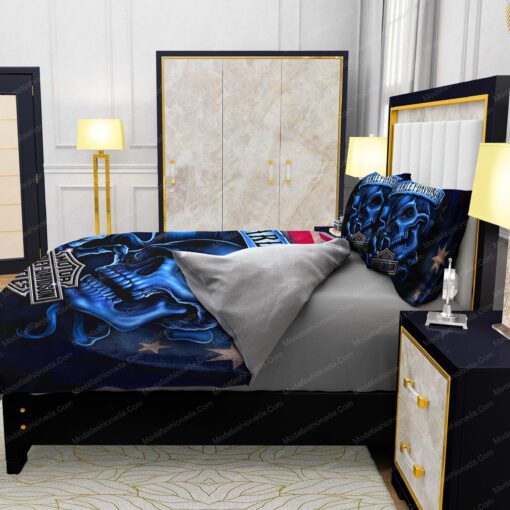 cozy bed mother's day mothers day cards Buy Harley-Davidson Skull Austranlian Flag Bedding Sets Bed Sets, Bedroom Sets, Comforter Sets, Duvet Cover, Bedspread - Image 6