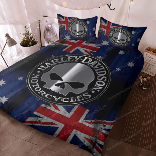 feliz dia de las madres mother's day bed sheets Buy Harley Davidson Skull Logo Bedding Sets Bed Sets, Bedroom Sets, Comforter Sets, Duvet Cover, Bedspread - Image 3