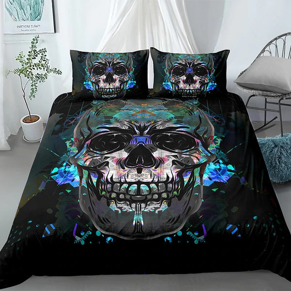mother's day cozy bed bed sheets Skull With Styles Bedding Set