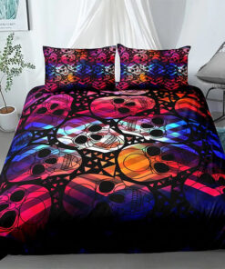 mothers day cards feliz dia de las madres bunk bed designs Colored Skulls Bedding Set