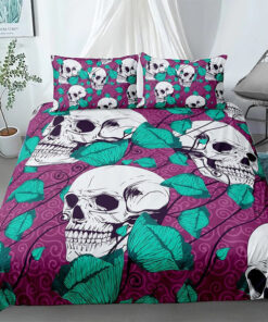 mother's day bed sheets Skull & Vines Patterns Bedding Set