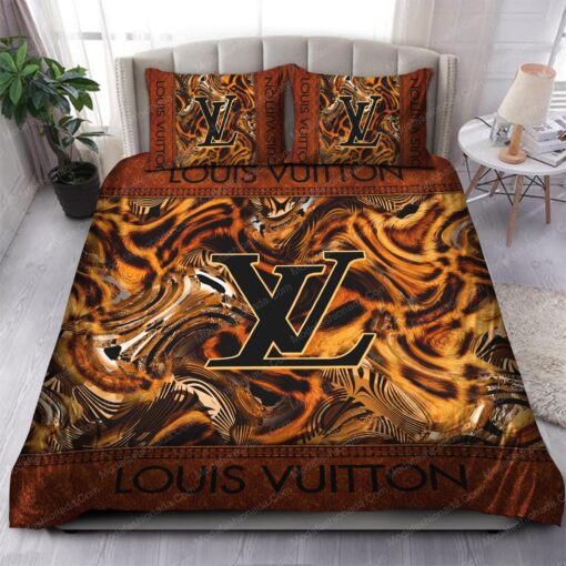 mother's day bed sheets cozy bed feliz dia de las madres Leopard Louis Vuitton Bedding Sets