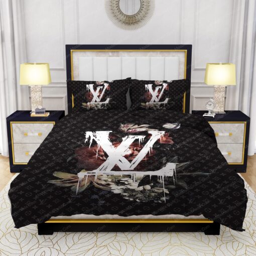 Lily Peony Louis Vuitton Bedding Sets bed sheets feliz dia de las madres mothers day cards
