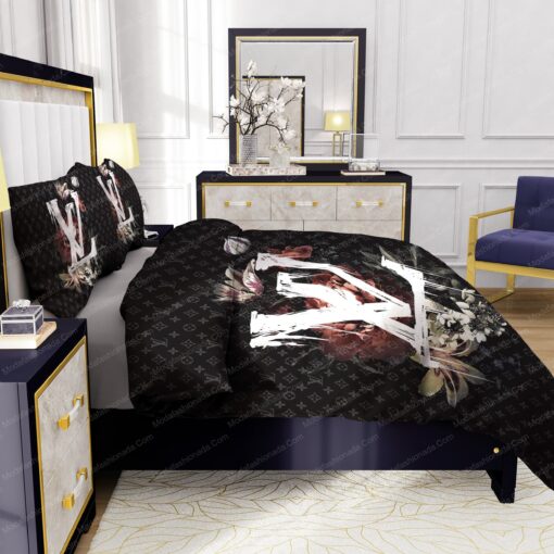 Lily Peony Louis Vuitton Bedding Sets bed sheets feliz dia de las madres mothers day cards - Image 7