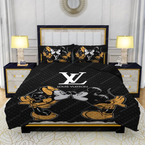 bed sheets mother's day mothers day cards Louis Vuitton And Mickey Mouses Bedding Sets