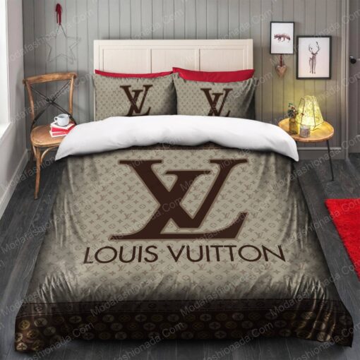 Louis Vuitton Bedding Sets mother's day mothers day cards bed aesthetic bed sheets - Image 2