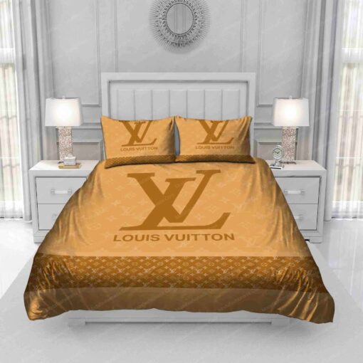 cozy bed feliz dia de las madres Louis Vuitton Luxury Bedding Sets - Image 3