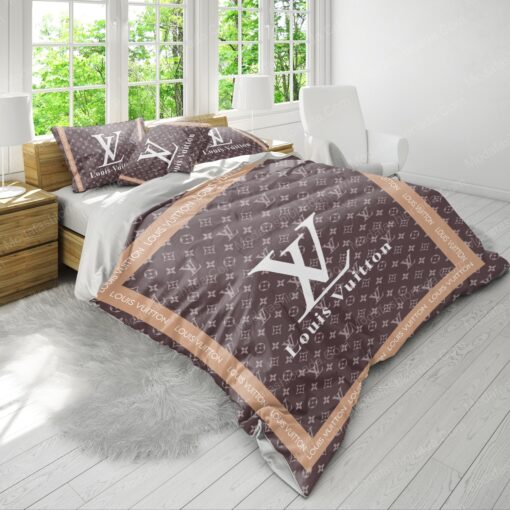 feliz dia de las madres cozy bedroom aesthetic mother's day Louis Vuitton Luxury Brands 25 Bedding Set - Image 5