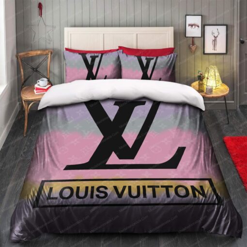 cozy bedroom aesthetic bunk bed designs mother's day Louis Vuitton Luxury Brands 27 Bedding Set - Image 3