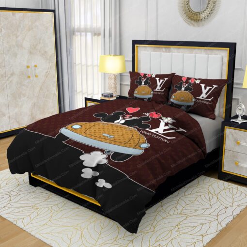 feliz dia de las madres bed sheets bunk bed designs mothers day cards Mickey Mouse And Minnie Mouse Louis Vuitton Bedding Sets - Image 3