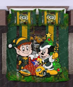 mother's day cozy bed Mickey Mouse NFL Green Bay Packers Christmas Bedding Sets