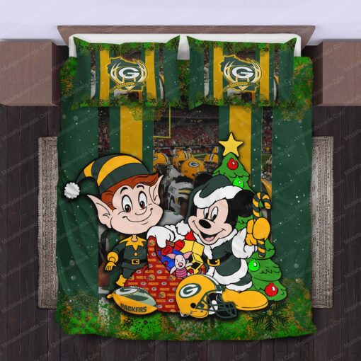 mother's day cozy bed Mickey Mouse NFL Green Bay Packers Christmas Bedding Sets