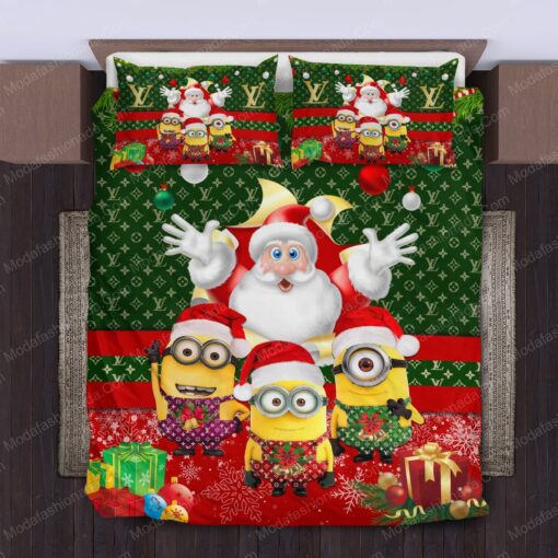 mother's day bunk bed designs Minions Santa Claus Louis Vuitton Bedding Sets