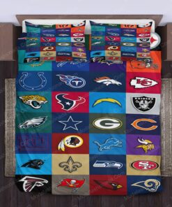 bed aesthetic mother's day mothers day cards NFL Logo Bedding Sets