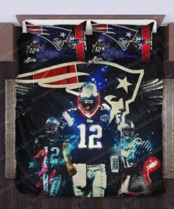 NFL New England Patriots Logo Christmas Bedding Sets cozy bed mothers day cards