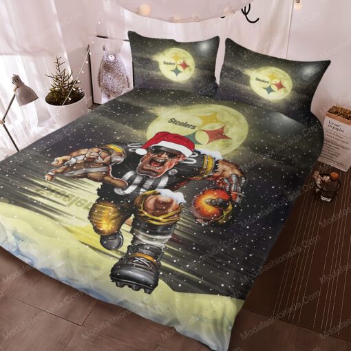NFL Pittsburgh Steelers Logo Christmas Bedding Sets bunk bed designs feliz dia de las madres mother's day - Image 3