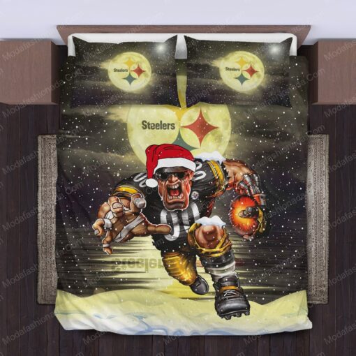 NFL Pittsburgh Steelers Logo Christmas Bedding Sets bunk bed designs feliz dia de las madres mother's day