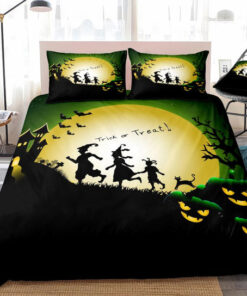 Halloween Black Bedding Set feliz dia de las madres cozy bedroom aesthetic