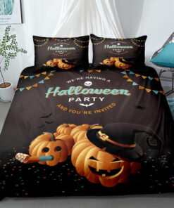 Halloween Party Bedding Set cozy bedroom aesthetic mother's day