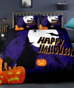 mother's day cozy bedroom aesthetic cozy bed Cartoon Halloween Bedding Set