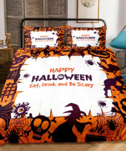 Happy Halloween Bedding Set bed sheets feliz dia de las madres