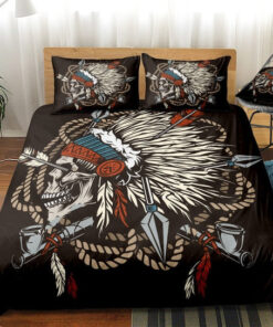 mothers day cards feliz dia de las madres cozy bed Tribal Vintage Bohemian Skull Bedding Set
