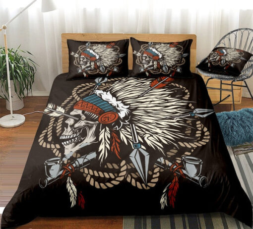 mothers day cards feliz dia de las madres cozy bed Tribal Vintage Bohemian Skull Bedding Set