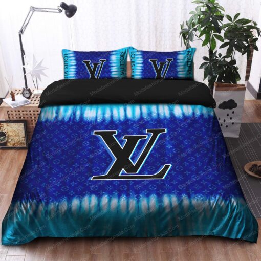 Tie Dye Louis Vuitton Bedding Sets 01 bed aesthetic feliz dia de las madres mother's day - Image 3