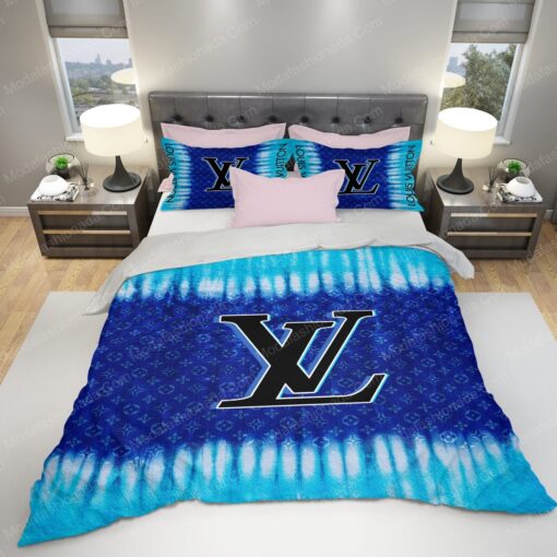Tie Dye Louis Vuitton Bedding Sets 01 bed aesthetic feliz dia de las madres mother's day - Image 4