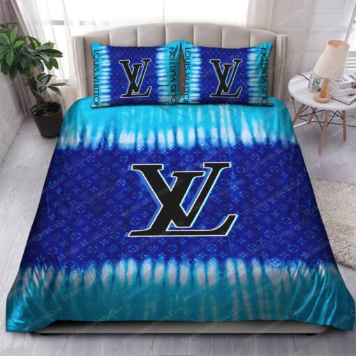 Tie Dye Louis Vuitton Bedding Sets 01 bed aesthetic feliz dia de las madres mother's day