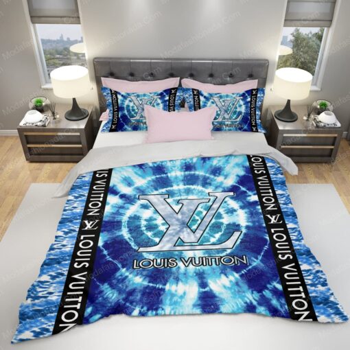 Tie Dye Louis Vuitton Bedding Sets mothers day cards feliz dia de las madres bed aesthetic - Image 4