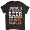 Beagle Dad Shirt Funny Father's Day Dog Lover Gift Beer