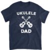 Mens Ukulele TShirt Dad Father Instrument Music Vintage Tee Gifts
