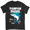 Pawpaw Shark T-Shirt Father Grandpa Halloween Christmas