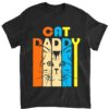 Retro Vintage Daddy CAT T-Shirt- Father's Day Gift