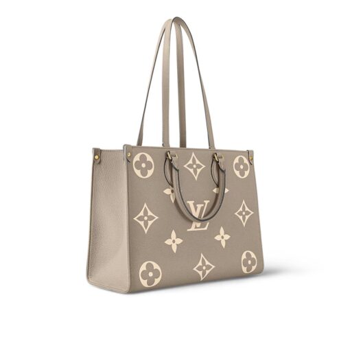 Louis Vuitton Women's Leather Handbag Limited edition "OnTheGo MM" Tourterelle - WinGear.shop-LVHB_021 - Image 3