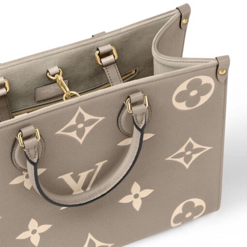 Louis Vuitton Women's Leather Handbag Limited edition "OnTheGo MM" Tourterelle - WinGear.shop-LVHB_021 - Image 4