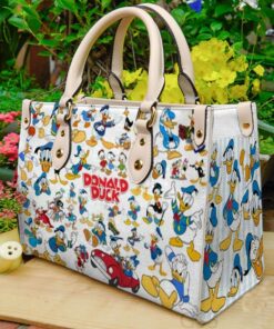 Donald Duck Women Leather handbag purse - SuperHyp