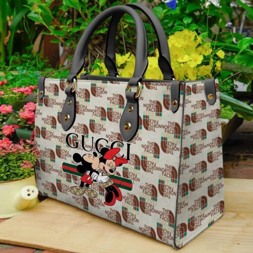 Gucci The North Face Mickey Mouse Premium Women Small handbag purse Luxury Brand For Beauty - Image 2