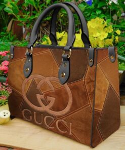 Gucci brown luxury brand fashion premium women small handbag purse for beauty