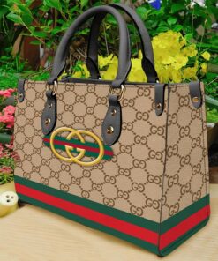 Gucci stripe luxury brand fashion premium women small handbag purse for beauty