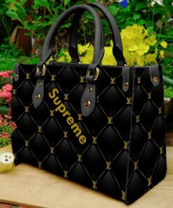 Limited edition supreme leather handbag purse luxury