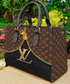 Louis vuitton brown black luxury brand fashion women small handbag purse for beauty
